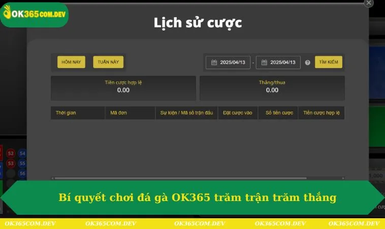 Đá Gà OK365 291 Bí quyết chơi đá gà OK365 trăm trận trăm thắng