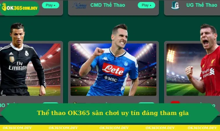 Thể Thao OK365 273 Thể thao OK365 sân chơi uy tín đáng tham gia